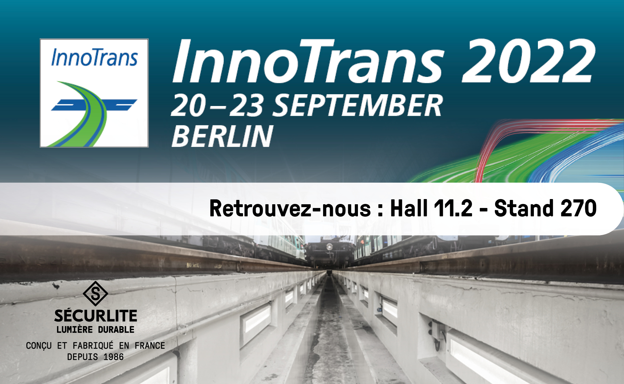 Join us at the Innotrans Exhibition: Berlin