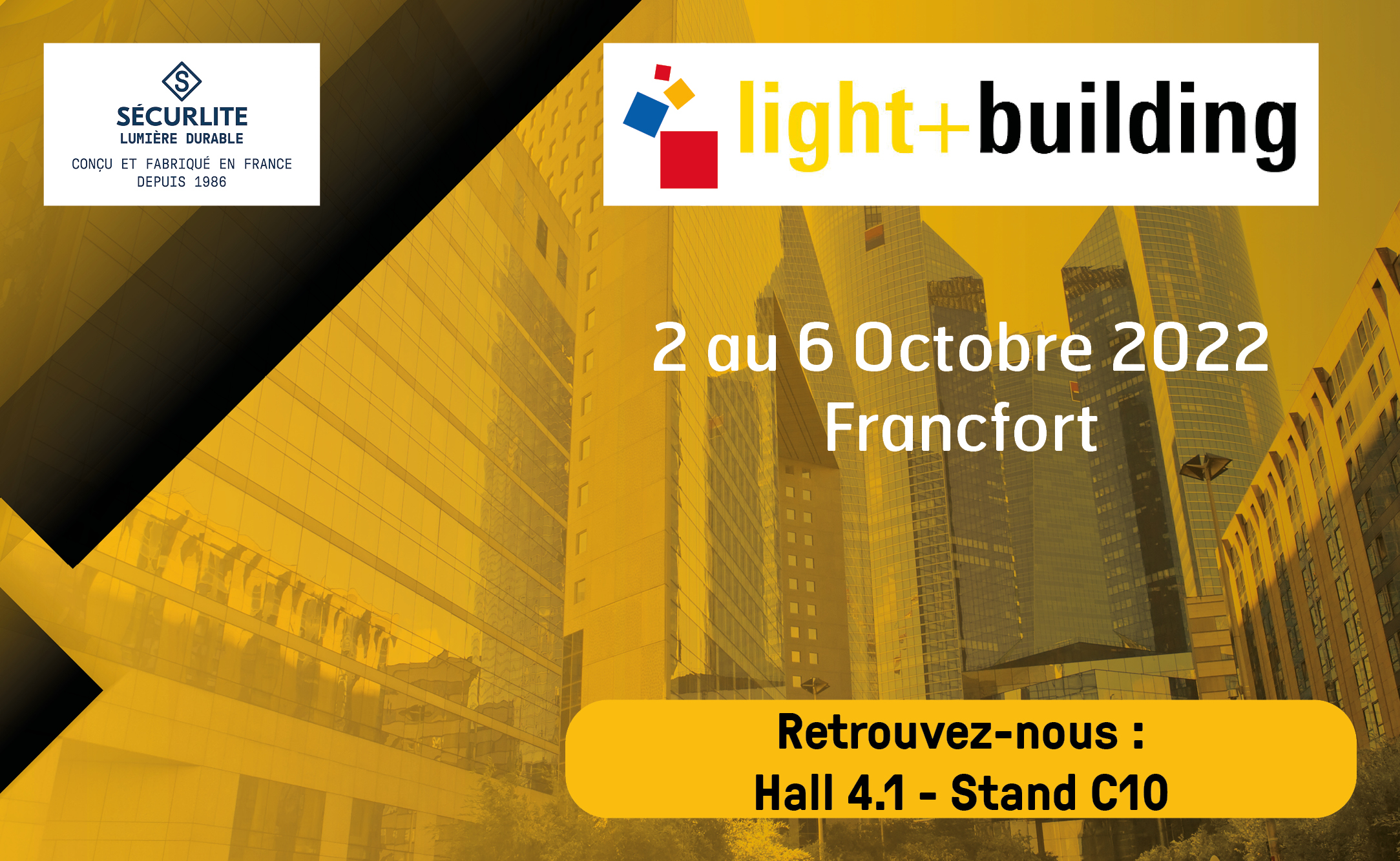 Join us at the Light & Building Exhibition in Frankfurt